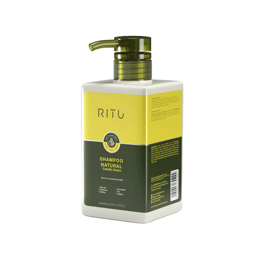 Shampoo RITÚ 100% Natural Cabello Graso